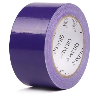 Imagen de QILIMA Cinta de Tela Reforzada, Impermeable, Durable Grado Profesional para Manualidades, Reparar, Fijar, Atar, Reforzar o Sellar, 50mm x 25.1m, morado