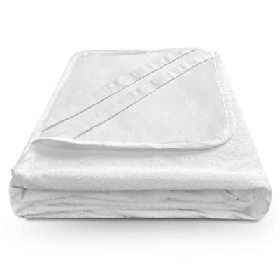 Imagen de Bedecor Protector Colchón 150x200 Impermeable, Funda Colchon de Rizo Transpirable y Hipoalergénico, Algodón Cubre Prevenir Las Chinches Ácaros con 4 Esquinas Elásticas