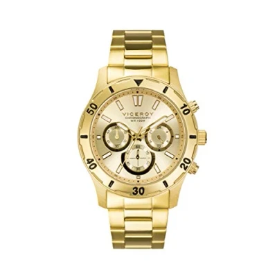 Imagen de Viceroy Crono Acero IP Dorado Brazalete Sr Va 401135 97