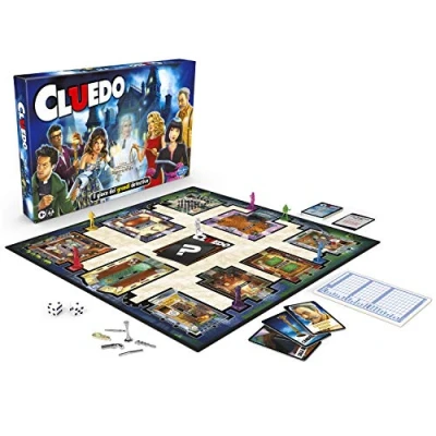 Imagen de Hasbro Gaming (Hasbro F0099105) Cluedo Con El Fantasma De Ms White, Exclusivo en Amazon