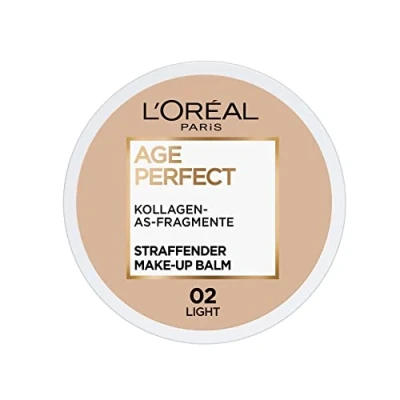 Imagen de L&#039;Oréal Paris Age Perfect Bálsamo de maquillaje reafirmante 02 Light, nutritivo milagro para una piel aspecto saludable, 18 ml