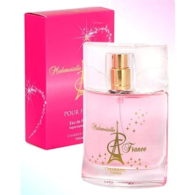 Imagen de Charrier Parfums&quot;Mademoiselle France&quot; Eau de Parfum Spray, Rosa, 30 Ml