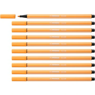 Imagen de Rotulador premium STABILO Pen 68 Caja con 10 unidades color papaya