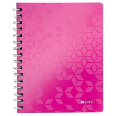 Imagen de Leitz Wow Cuaderno de tapa rígida, A5, Rosa (Rosa Metalizado)