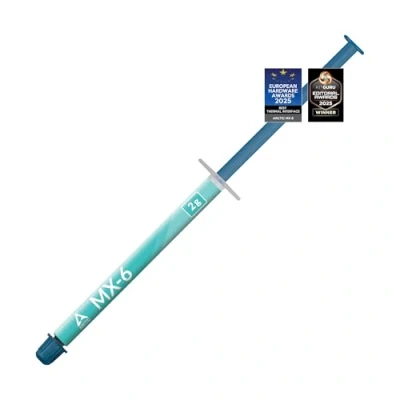 Imagen de ARCTIC MX 6 (2 g) Ultimate Performance Thermal Paste para CPUs, Consolas, Tarjetas gráficas, Portátiles, Muy Alta conductividad térmica, Larga duración, No conductiva, capacitiva