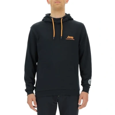 Imagen de JEEP O102929 B000 XP Sudadera Capucha Hombre Bolsillo Frontal Estampado Trasero Grande Símbolo Xtreme Performance JX23A Black S