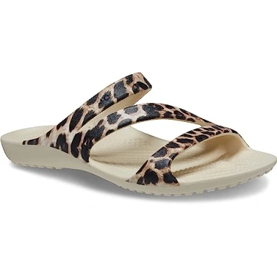 Imagen de Crocs Kadee Ii Sandal W, Sandalia Mujer, Winter White Multi, 41/42 EU