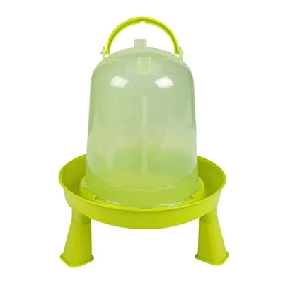 Imagen de KERBL 70122 Bebedor de plástico con pies para pollitos y pollos, 3L