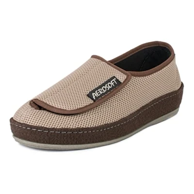 Imagen de Aerosoft Zapato bajo 6072 4P Mujer Hombre Zapatilla Antideslizante Transpirables (Topo, 38)
