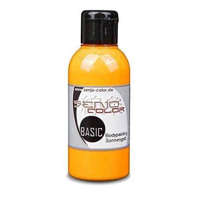 Imagen de Pintura Corporal I 75 ml para Aerógrafo y Pincel Carnaval, Disfraces, Pintacaras Senjo Color Basic Marrón