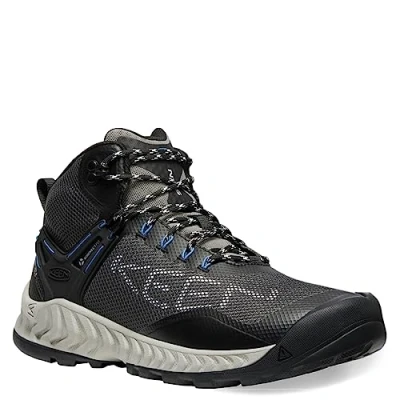 Imagen de KEEN NXIS EVO Mid Waterproof, Botas para Senderismo Hombre, Magnet/Bright Cobalt, 41 EU