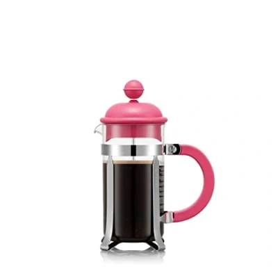 Imagen de BODUM Caffettiera 1913 539BTR Tritan Cafetera, 3 tazas, 0,35 l, 12 onzas, chicle