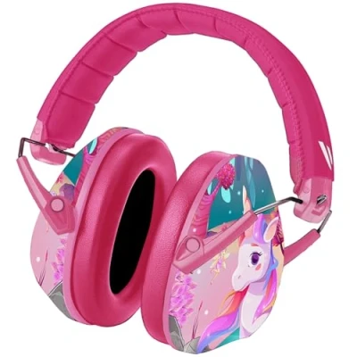 Imagen de Orejeras de protección auditiva para niños Unicorn Fantasy Auriculares con cancelación ruido autismo pequeños y