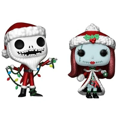 Imagen de funko Pop! Disney: Pesadilla antes de Navidad NBC Santa Jack &amp; Sally *Diamond* 2 unidades