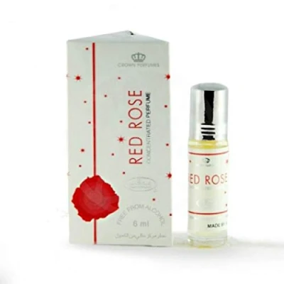 Imagen de Moschus Al Rehab Red Rose Perfume (6 ml, 100% aceite)