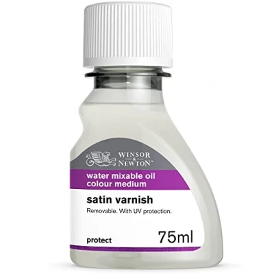 Imagen de Winsor &amp; Newton Ölmalmittel, Pintura al óleo, Satinado Barniz de 75 ml, 75ml Flasche,