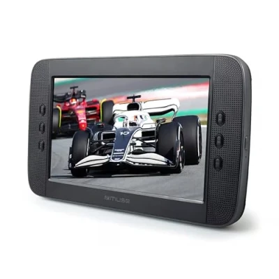 Imagen de Muse M 1028CVB. Reproductor de DVD Portatil Pantalla Grande, soporta DVD, R/RW, CD, CD R/RW. Compatible con MP3. JPEG y Xvid. 10,1 “ TFT LCD, Control Brillo.