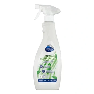 Imagen de Desengrasante multisuperficies CARE + PROTECT ECO+, desengrasa y limpia en profundidad las superficies de la cocina el hogar, elimina suciedad grasa profundidad, 750 ml