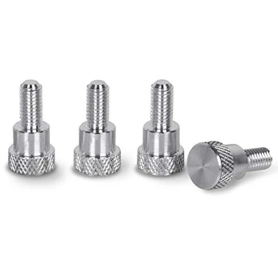 Imagen de PrecisionGeek Tornillo para pulgar de hombro Aluminio M6 x 10mm L 22mm 4pz