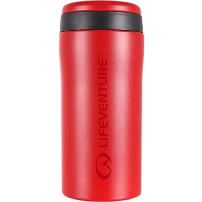 Imagen de Taza térmica de viaje Lifeventure reutilizable, hermética y aislada al vacío, 300 ml
