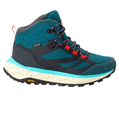 Imagen de Jack Wolfskin Terraventure Texapore Mid W, Zapatillas para Caminar Mujer, Coral Azul, 42 EU