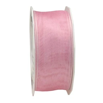 Imagen de C.E. Pattberg Cinta de Organza Cuatro Estaciones, Rosa Claro, 40 mm 25 m