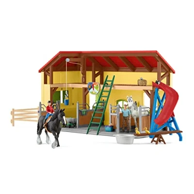 Imagen de Schleich 42485 Horse stable, 10.5 x 49 34.5 cm