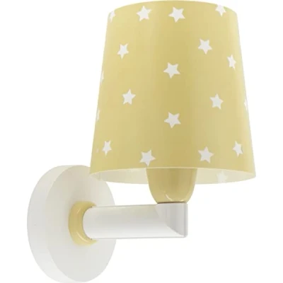 Imagen de Dalber Lámpara Aplique Infantil De Pared Star Light Estrellas Amarillo, 82219A, E27