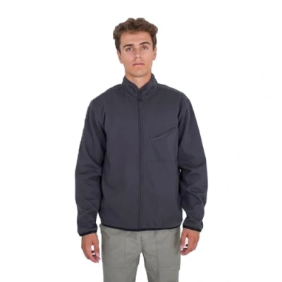 Imagen de Hurley Bondi Heat Forro Polar con Cremallera Suéter sin Botones, Gris Piedra Oscuro, L para Hombre