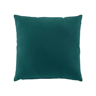 Imagen de Douceur d&#039;Intérieur Twily Cojín, con Funda extraíble, 45 x cm, Esmeralda, algodón y poliéster Reciclado