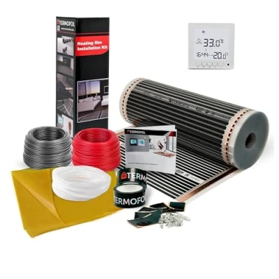 Imagen de Kit complet de chauffage au sol infrarouge avec film chauffant 80W/m²