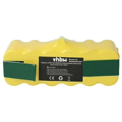 Imagen de vhbw 1x batería Compatible con iRobot Roomba 610, 590, 580, 581, 582, 583, 577, 605, 611, 614, 612, 615 Robot Limpieza (2500 mAh, 14,4 V, NiMH)