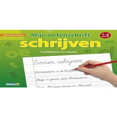 Imagen de Mijn oefenschrift schrijven (7 8 j.) 2de leerjaar / groep 4: Hoofdletters en zinnen (Mijn oefenschrift: 7 jaar)