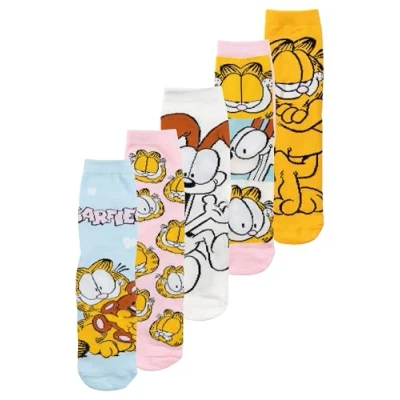 Imagen de United Labels Garfield Calcetines para mujer (5 unidades), multicolor, 38 43
