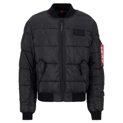 Imagen de Alpha Industries MA1 Puffer Bomber Chaquetas bomber, Hombre, Talla: Small, Black