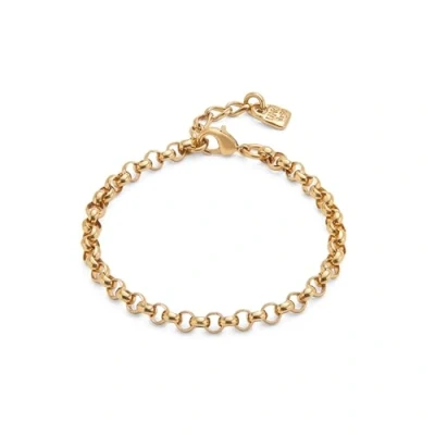 Imagen de UNO de 50 Pulsera Cadena Bañadas En Oro 18K