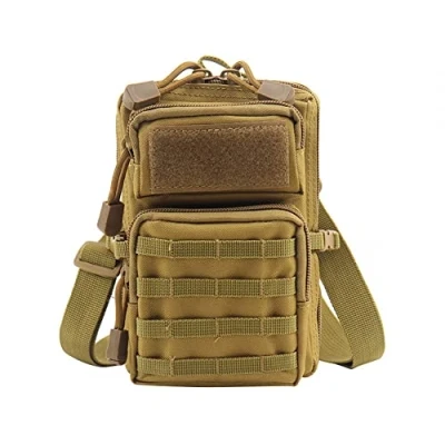 Imagen de DONGKER Molle Funda táctica para teléfono celular, bolsa de transporte EDC camping, senderismo, viajes al aire libre