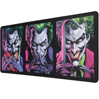 Imagen de Subsonic, DC Comics Joker, Alfombrilla de ratón XXL 90 mm x 40 mm, escritorio gaming con licencia oficial