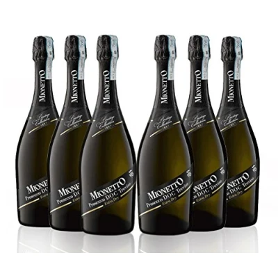 Imagen de San Jamón Mionetto Prestige Prosecco Doc Treviso Extra Dry Paquete de 6 x 750 ml Total: 4500