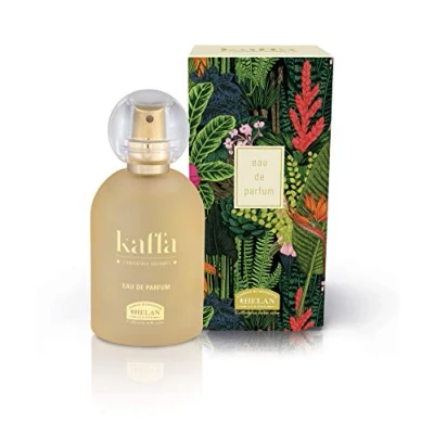 Imagen de Helan, Kaffa, Perfume Mujer, Eau de Parfum Aromático, Especiado y Ambarino Enriquecido con Notas Pachulí Sándalo Aroma Vainilla Anís Regaliz Almendra 50 ml Made in Italy