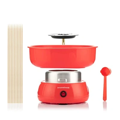 Imagen de InnovaGoods® Maquina Algodon azucar Cantty, prepara deliciosas golosinas, de forma rápida y sencilla, diseño compacto ligero, ideal para fiestas eventos.