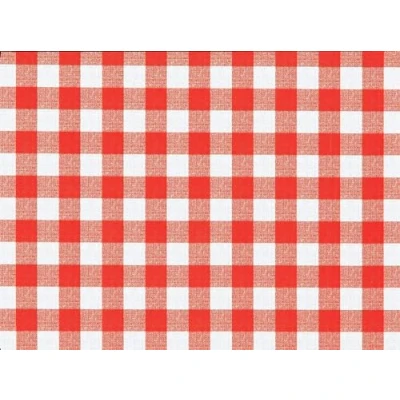 Imagen de d c fix mantel hule mesa Manhattan Avanti rojo blanco antimanchas resinado impermeable moderno plastico pvc vinilo para interior y exterior 140 cm x 180 rectangular