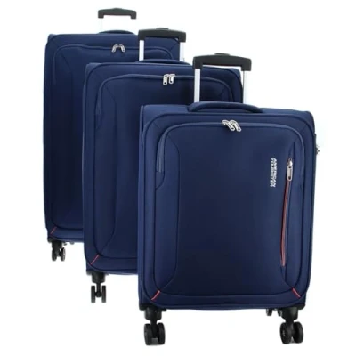 Imagen de American Tourister SET Hyperspeed TSA L / M S Juego de maletas, Talla: One Size, Combat navy
