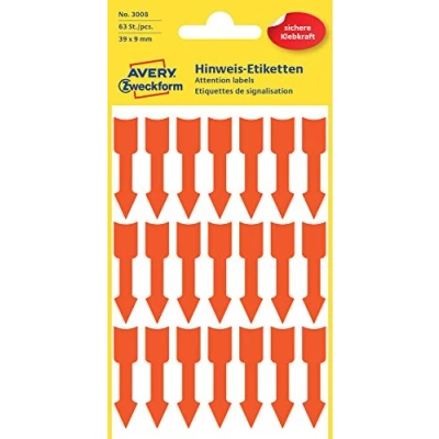 Imagen de AVERY Zweckform Hinweisetikett &quot;Hinweispfeile&quot;, 39 x 9 mm