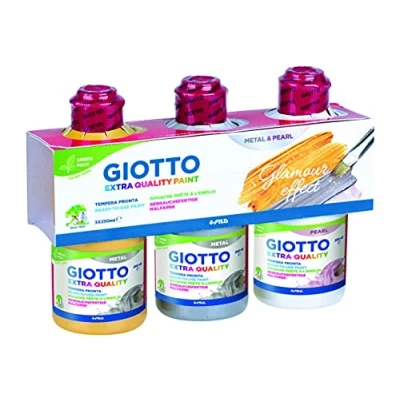 Imagen de Giotto Témpera Metal + Pearl Set 3 x 250 ml