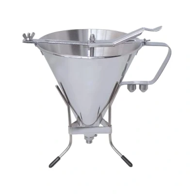 Imagen de De Buyer, EMBUDO AUTOMATICO, TODO INOX, 3 CAUDALES,1,9 L. CON SOPORTE, Ø19 CM 1,9 L., SOPORTE,3354.02