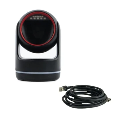 Imagen de Lector de Código Barras, QR 1D/2D, Escritorio, Láser, Escaneo Automático, Diseño Resistente, Lectura Rápida y Precisa, Ángulo 360 Grados, Escáner HDWR HD SL26