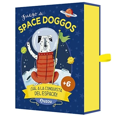 Imagen de Auzou Editions Español Juego de Cartas Perros espaciales. (1)