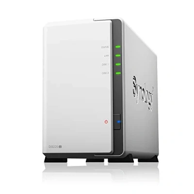 Imagen de Synology DS220j Paquete de 2 bahías 20 TB con x 10 WD Red Plus