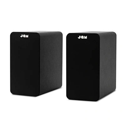 Imagen de JAM, altavoces de estantería Bluetooth Compactos, sistema dobles con alimentación red, función entrada auxiliar, controlador 4 pulgadas, amplificadores alta definición